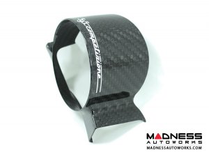 FIAT 500 ABARTH Boost Gauge Cover w/ 595 Logo - Carbon Fiber 